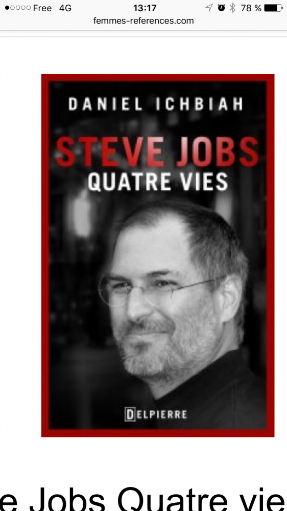 Steve Jobs quatre vies de Daniel ICHBIAH