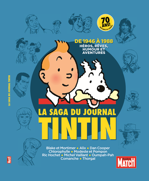 Paris Match invite Tintin