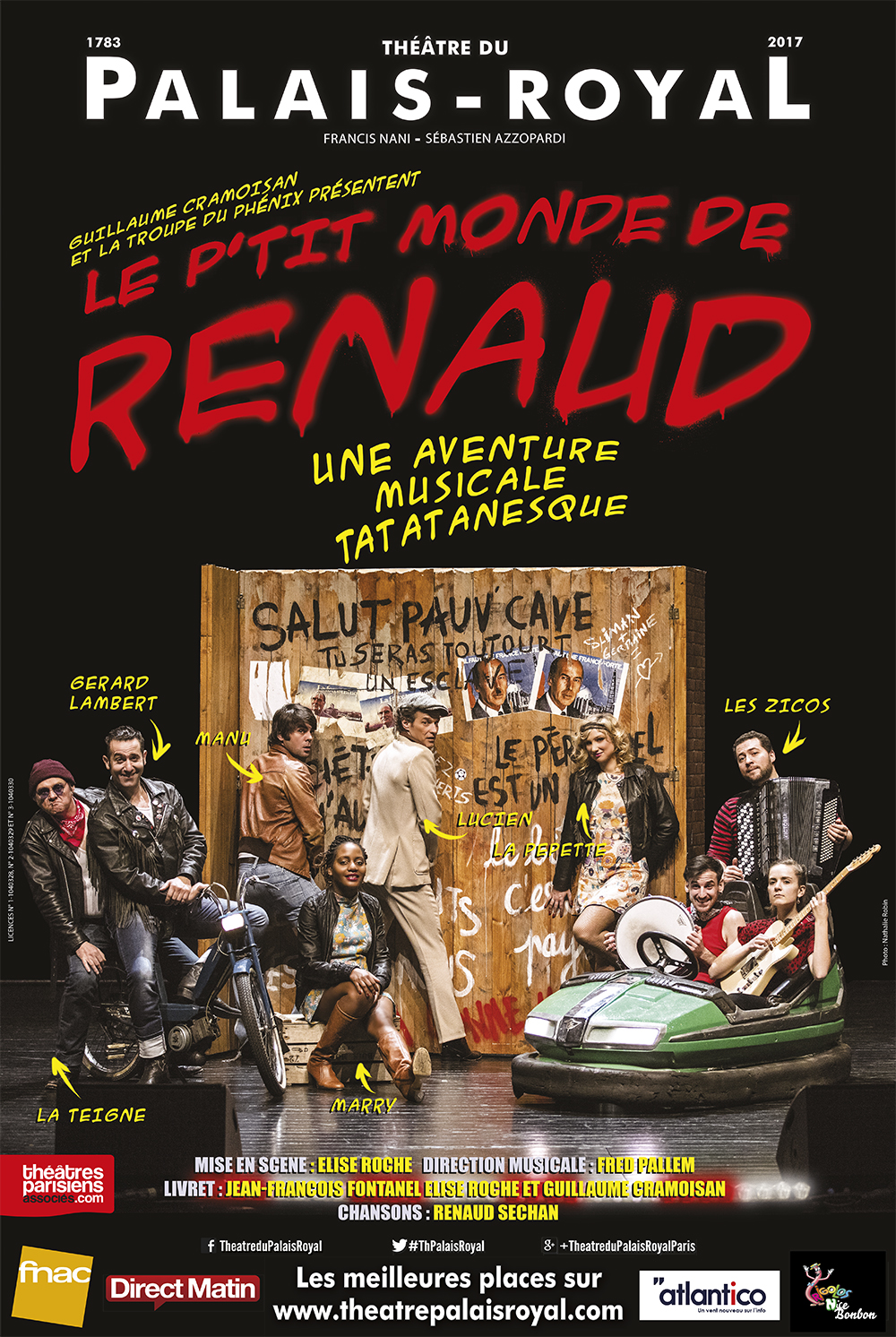 Le P’tit monde de Renaud au Théâtre du Palais Royal