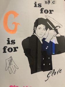 Michael Jackson On the wall