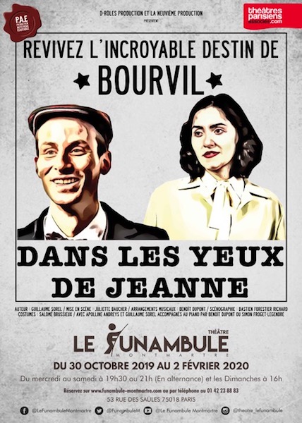 Dans les yeux de Jeanne Theatre du Funambule Montmartre