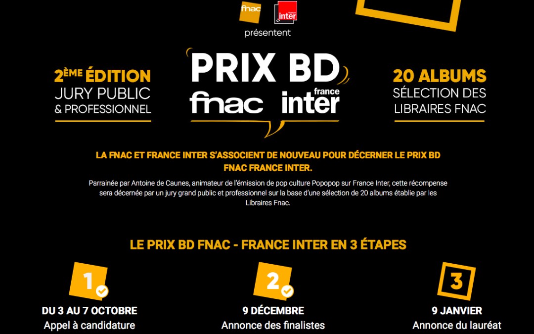 LE PRIX BD FNAC-FRANCE INTER 2020…
