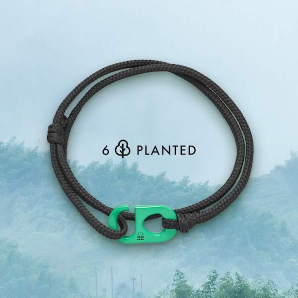 Un bracelet 100% écolo et un projet de plantation d’arbres