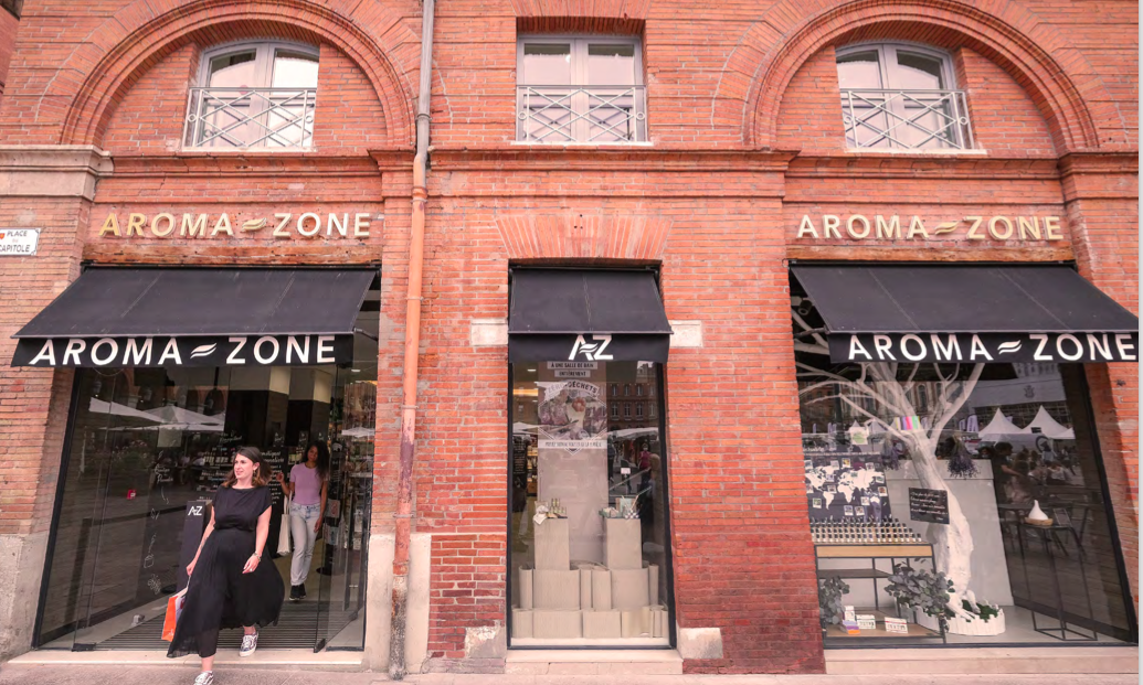 AROMA-ZONE a ouvert aujourd’hui sa nouvelle boutique-atelier au coeur de Toulouse (Place du Capitole)