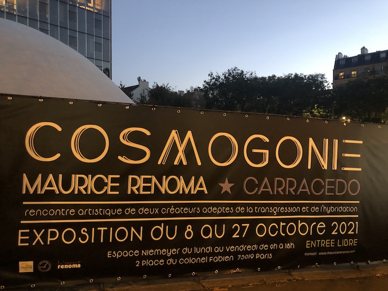 L’EXPOSITION COSMOGONIE – Maurice RENOMA & Jorge Luis CARRACEDO à l’ESPACE NIEMEYER
