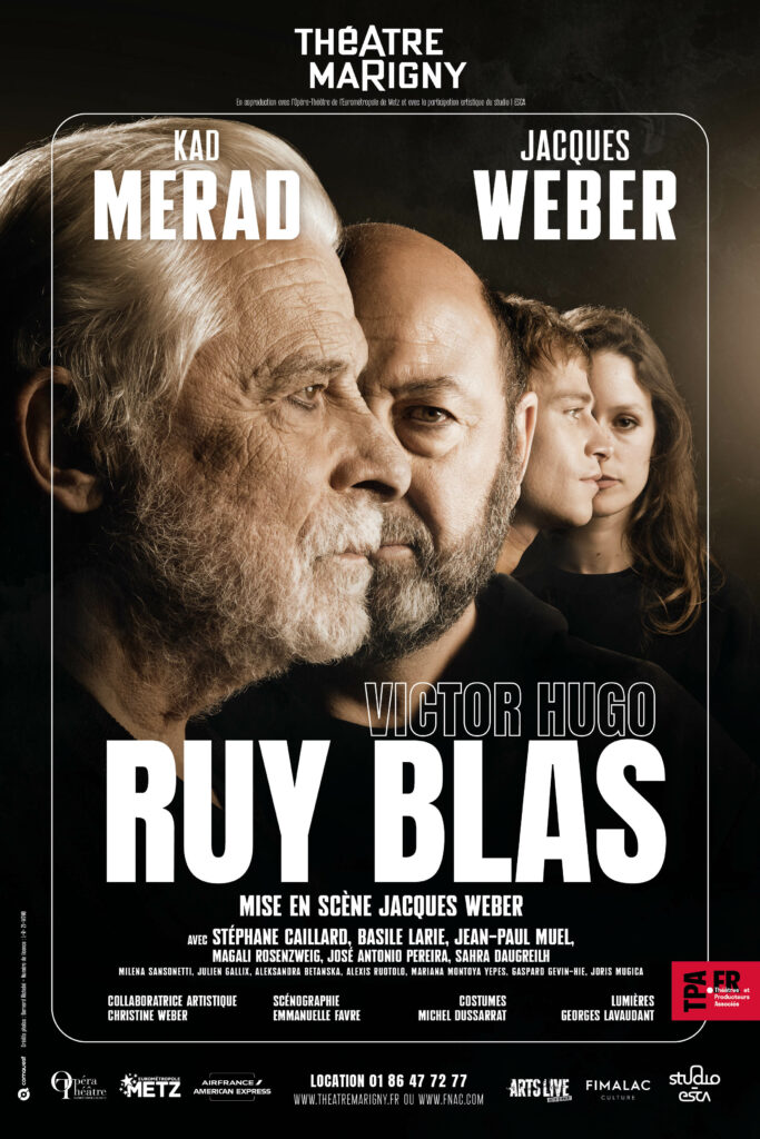 Ruy Blas adaptation de Jacques Weber au theatre Marigny-zenitudeprofondelemag.com