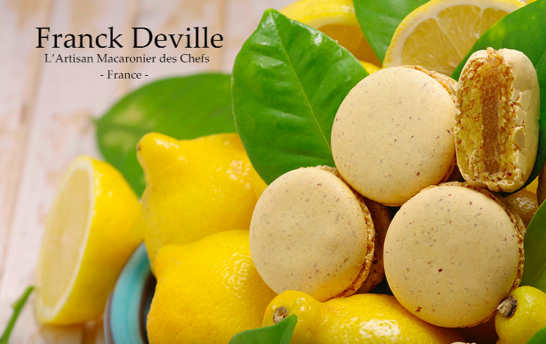 macaron franck deville citron de menton