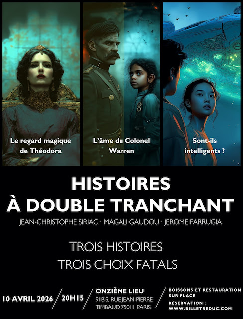 histoires a double tranchant 10 avril 2026 le onzième lieu paris