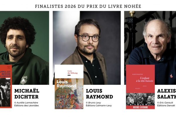 PRIX DU LIVRE NOHÉE 2026 LES TROIS ROMANS FINALISTES